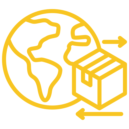 Icoon internationaal transport